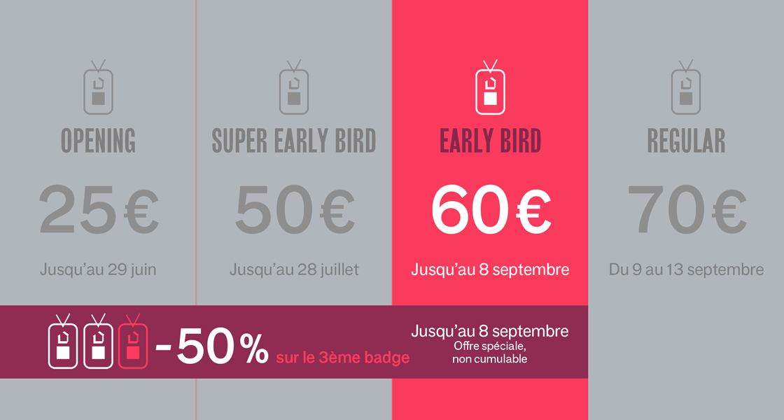 Badge | Tarifs - Maison&Objet