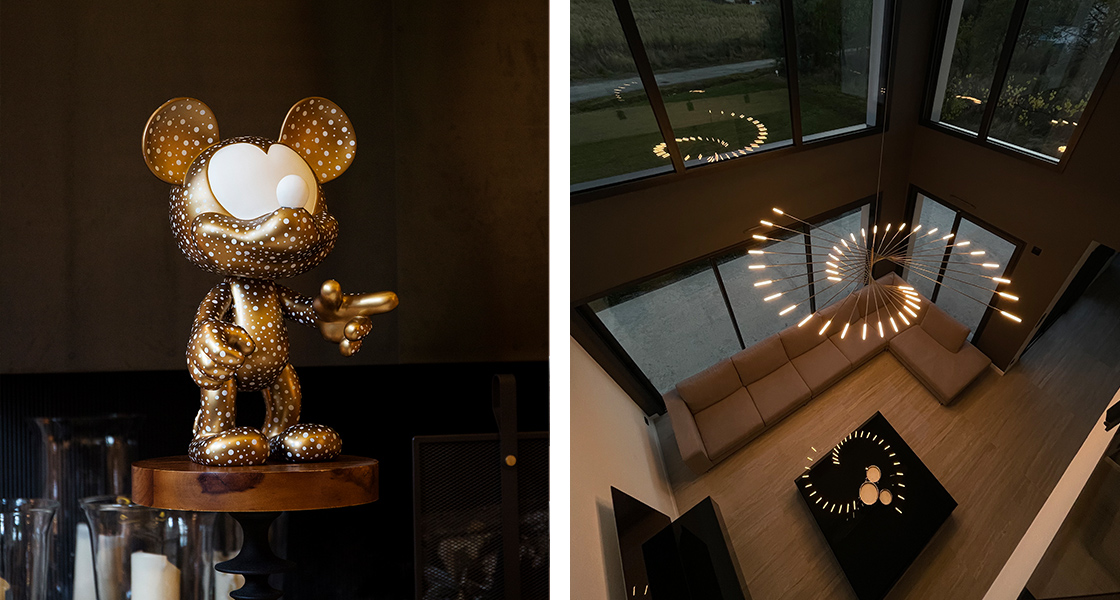 « Nouveaux luxes » /  “New Luxury” Maison&Objet Inspiration Theme - Jan. 2022 - Deco Trends - Maison&Objet - Leblon Delienne Mickey Sparkling by Thomas Dariel © DR / Henri Bursztyn Suspension M101 © Romain Jouault pour Kandella